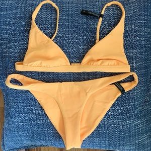 Ark Swimwear • Yellow Bikini S top / M bottom